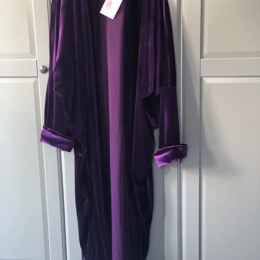 Bayliss & Knight- Rich Purple Duster/Opera/ Theatre Coat - Picture 2 of 9